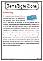 Vorschau - Unterrichtsreihen - Gemäßigte Zone Lückentext mit Wortspeicher Hörverstehen und Suchsel - Seite 2