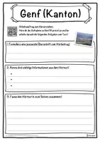 Vorschau - Unterrichtsreihen - Genf (Kanton) Lückentext mit Wortspeicher Hörverstehen und Suchs... - Seite 3
