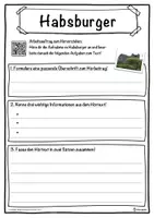 Vorschau - Unterrichtsreihen - Habsburger Lückentext mit Wortspeicher Hörverstehen und Suchsel - Seite 3