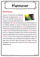 Vorschau - Unterrichtsreihen - Hannover Lückentext mit Wortspeicher Hörverstehen und Suchsel - Seite 2