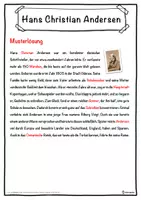 Vorschau - Unterrichtsreihen - Hans Christian Andersen Lückentext mit Wortspeicher Hörverstehen und Suchsel - Seite 2