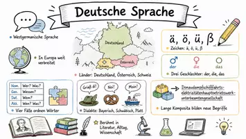 Vorschau - Arbeitsblätter - Arbeitsblatt "Deutsche Sprache" + Onlineübung & MP3 + - Seite 1