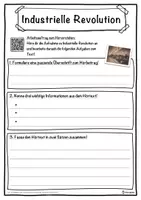 Vorschau - Unterrichtsreihen - Industrielle Revolution Lückentext mit Wortspeicher Hörverstehen und Suchsel - Seite 3