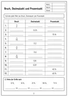 Vorschau - Arbeitsblätter - Prozentrechnung Klasse 7 – Grundlagen-Paket - Seite 3