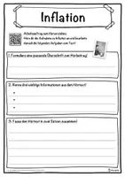 Vorschau - Unterrichtsreihen - Inflation Lückentext mit Wortspeicher Hörverstehen und Suchsel - Seite 3