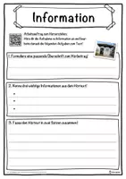 Vorschau - Unterrichtsreihen - Information Lückentext mit Wortspeicher Hörverstehen und Suchsel - Seite 3