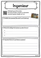 Vorschau - Unterrichtsreihen - Ingenieur Lückentext mit Wortspeicher Hörverstehen und Suchsel - Seite 3