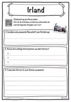 Vorschau - Unterrichtsreihen - Irland Lückentext mit Wortspeicher Hörverstehen und Suchsel - Seite 3