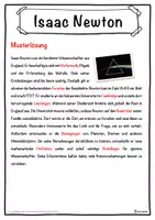 Vorschau - Unterrichtsreihen - Isaac Newton Lückentext mit Wortspeicher Hörverstehen und Suchsel - Seite 2