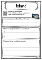 Vorschau - Unterrichtsreihen - Island Lückentext mit Wortspeicher Hörverstehen und Suchsel - Seite 3