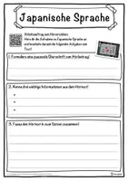Vorschau - Unterrichtsreihen - Japanische Sprache Lückentext mit Wortspeicher Hörverstehen und Suchsel - Seite 3