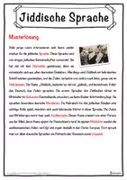 Vorschau - Unterrichtsreihen - Jiddische Sprache Lückentext mit Wortspeicher Hörverstehen und Suchsel - Seite 2