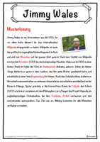 Vorschau - Unterrichtsreihen - Jimmy Wales Lückentext mit Wortspeicher Hörverstehen und Suchsel - Seite 2