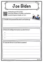 Vorschau - Unterrichtsreihen - Joe Biden Lückentext mit Wortspeicher Hörverstehen und Suchsel - Seite 3