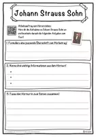 Vorschau - Unterrichtsreihen - Johann Strauss Sohn Lückentext mit Wortspeicher Hörverstehen und Suchsel - Seite 3