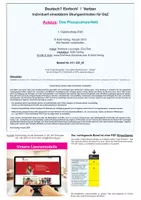 Vorschau - Arbeitsblätter - Deutsch? Einfach! Verben: Das Plusquamperfekt | Deutsch, DaZ Sekundarstufe Klasse 5-10 | Grammatik, Zeiten | Übungen, Arbeitsblätter, Kopiervorlagen mit Lösungen - Seite 1