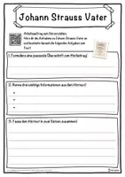 Vorschau - Unterrichtsreihen - Johann Strauss Vater Lückentext mit Wortspeicher Hörverstehen und Suchsel - Seite 3
