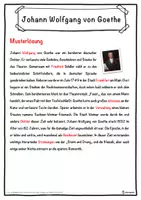 Vorschau - Unterrichtsreihen - Johann Wolfgang von Goethe Lückentext mit Wortspeicher Hörverstehen und Suchsel - Seite 2