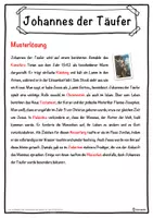 Vorschau - Unterrichtsreihen - Johannes der Täufer Lückentext mit Wortspeicher Hörverstehen und Suchsel - Seite 2