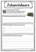 Vorschau - Unterrichtsreihen - Johannisbeere Lückentext mit Wortspeicher Hörverstehen und Suchsel - Seite 3