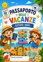 anteprima - Esercizi - Passaporto Delle Vacanze – Estate 2026 - Pagina di copertina