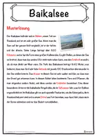 Vorschau - Unterrichtsreihen - Baikalsee Lückentext mit Wortspeicher Hörverstehen und Suchsel - Seite 2