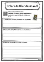 Vorschau - Unterrichtsreihen - Colorado (Bundesstaat) Lückentext mit Wortspeicher Hörverstehen und Suchsel - Seite 3