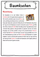 Vorschau - Unterrichtsreihen - Baumkuchen Lückentext mit Wortspeicher Hörverstehen und Suchsel - Seite 2