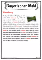 Vorschau - Unterrichtsreihen - Bayerischer Wald Lückentext mit Wortspeicher Hörverstehen und Suchsel - Seite 2
