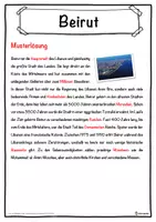 Vorschau - Unterrichtsreihen - Beirut Lückentext mit Wortspeicher Hörverstehen und Suchsel - Seite 2