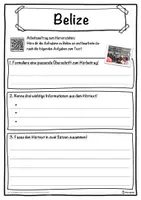 Vorschau - Unterrichtsreihen - Belize Lückentext mit Wortspeicher Hörverstehen und Suchsel - Seite 3