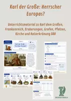 Vorschau - Unterrichtsreihen - Karl der Große: Herrscher Europas? - Deckblatt