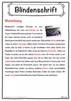 Vorschau - Unterrichtsreihen - Blindenschrift Lückentext mit Wortspeicher Hörverstehen und Suchsel - Seite 2