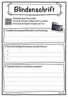 Vorschau - Unterrichtsreihen - Blindenschrift Lückentext mit Wortspeicher Hörverstehen und Suchsel - Seite 3