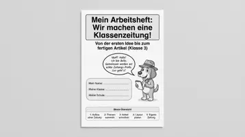 Vorschau - Arbeitsblätter - Klassenzeitung gestalten Klasse 3 PLUS Lernposter - Seite 1