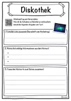 Vorschau - Unterrichtsreihen - Diskothek Lückentext mit Wortspeicher Hörverstehen und Suchsel - Seite 3