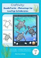 Vorschau - Mal- und Bastelvorlagen - DoodleTurtle-KnuffigeSchildkröten - Deckblatt