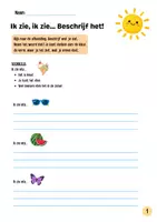 Voorbeeld - Ik zie, ik zie... Beschrijf het! Zomer | Groep 3-5 - Pagina 2