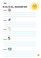 Voorbeeld - Ik zie, ik zie... Beschrijf het! Zomer | Groep 3-5 - Pagina 3
