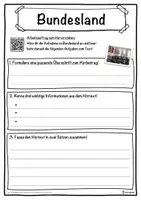 Vorschau - Unterrichtsreihen - Bundesland Lückentext mit Wortspeicher Hörverstehen und Suchsel - Seite 3