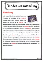 Vorschau - Unterrichtsreihen - Bundesversammlung Lückentext mit Wortspeicher Hörverstehen und Suchsel - Seite 2
