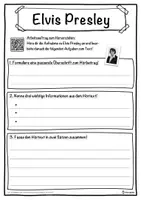 Vorschau - Unterrichtsreihen - Elvis Presley Lückentext mit Wortspeicher Hörverstehen und Suchsel - Seite 3