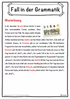 Vorschau - Unterrichtsreihen - Fall in der Grammatik Lückentext mit Wortspeicher Hörverstehen und Suchsel - Seite 2