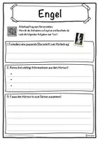 Vorschau - Unterrichtsreihen - Engel Lückentext mit Wortspeicher Hörverstehen und Suchsel - Seite 3
