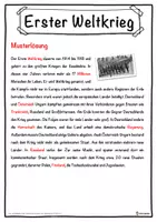 Vorschau - Unterrichtsreihen - Erster Weltkrieg Lückentext mit Wortspeicher Hörverstehen und Suchsel - Seite 2