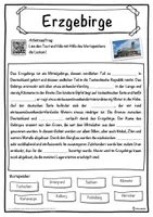 Vorschau - Unterrichtsreihen - Erzgebirge Lückentext mit Wortspeicher Hörverstehen und Suchsel - Seite 1