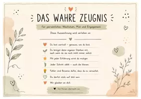 Vorschau - Anderer Materialtyp - Das wahre Zeugnis & Worte fürs Herz, Schuljahresende - Seite 2
