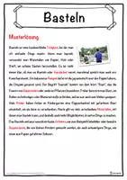 Vorschau - Unterrichtsreihen - Basteln Lückentext mit Wortspeicher Hörverstehen und Suchsel - Seite 2