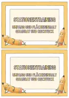 Vorschau - Arbeitsblätter - Umfang und Flächeninhalt Quadrat und Rechteck Stationentraining - Seite 2