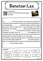 Vorschau - Unterrichtsreihen - Benutzer-Lex Braun-Steinzeit Lückentext mit Wortspeicher Hörverstehen und Suchsel - Seite 1